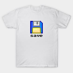 Pixel Floppy Disk T-Shirt